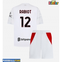 AC Milan Adrien Rabiot #12 Auswärts Trikotsatz Kinder 2026-27 Kurzarm (+ Kurze Hosen)